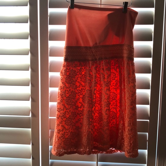 Pink Strapless Floral Summer Dress - Picture 4 of 4